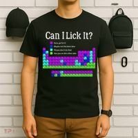 Can I Lick It Periodic Table Teacher Student T-Shirt thumb 6