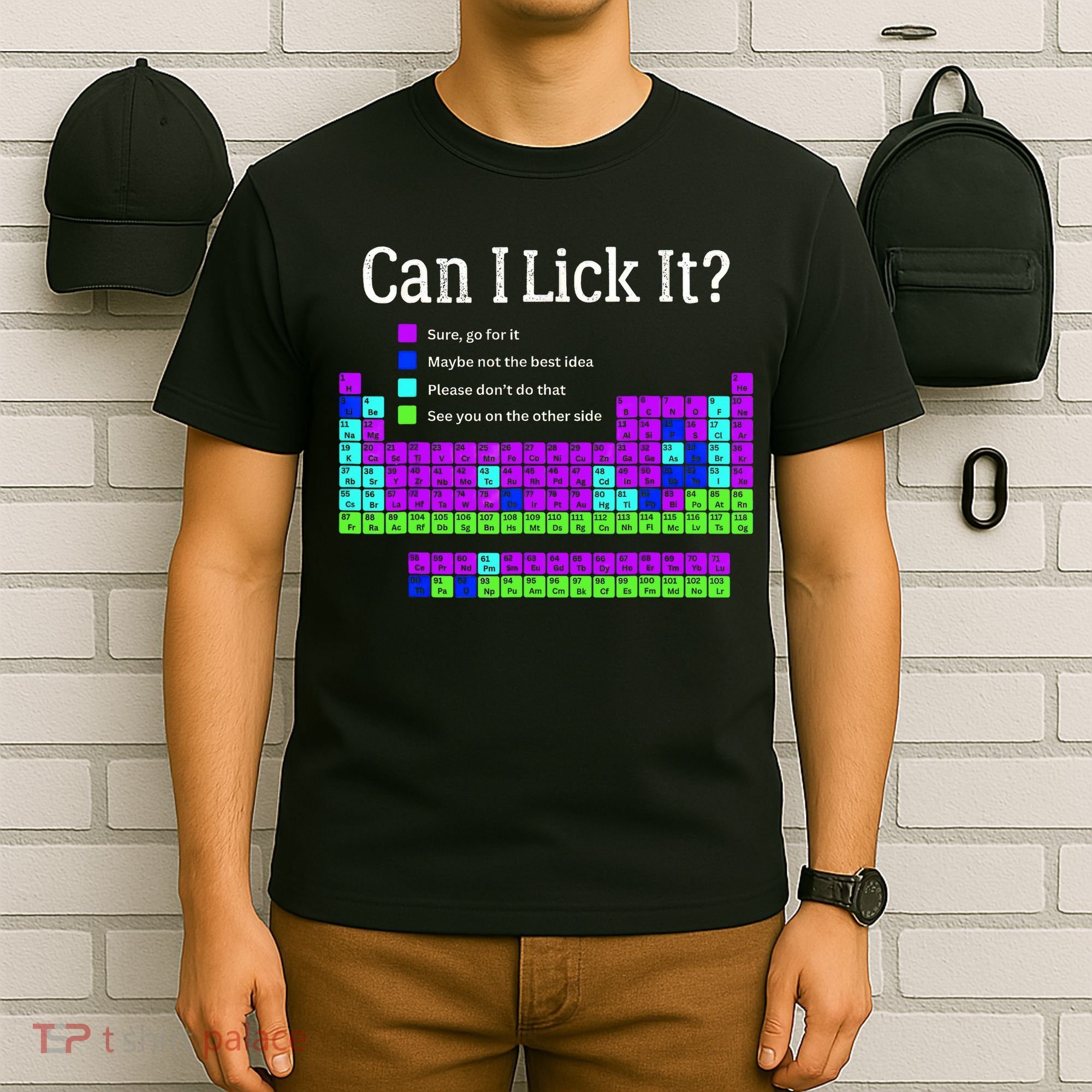 Can I Lick It Periodic Table Teacher Student T-Shirt