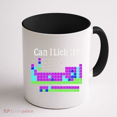 Can I Lick It Periodic Table Teacher Student Coffee Mug back