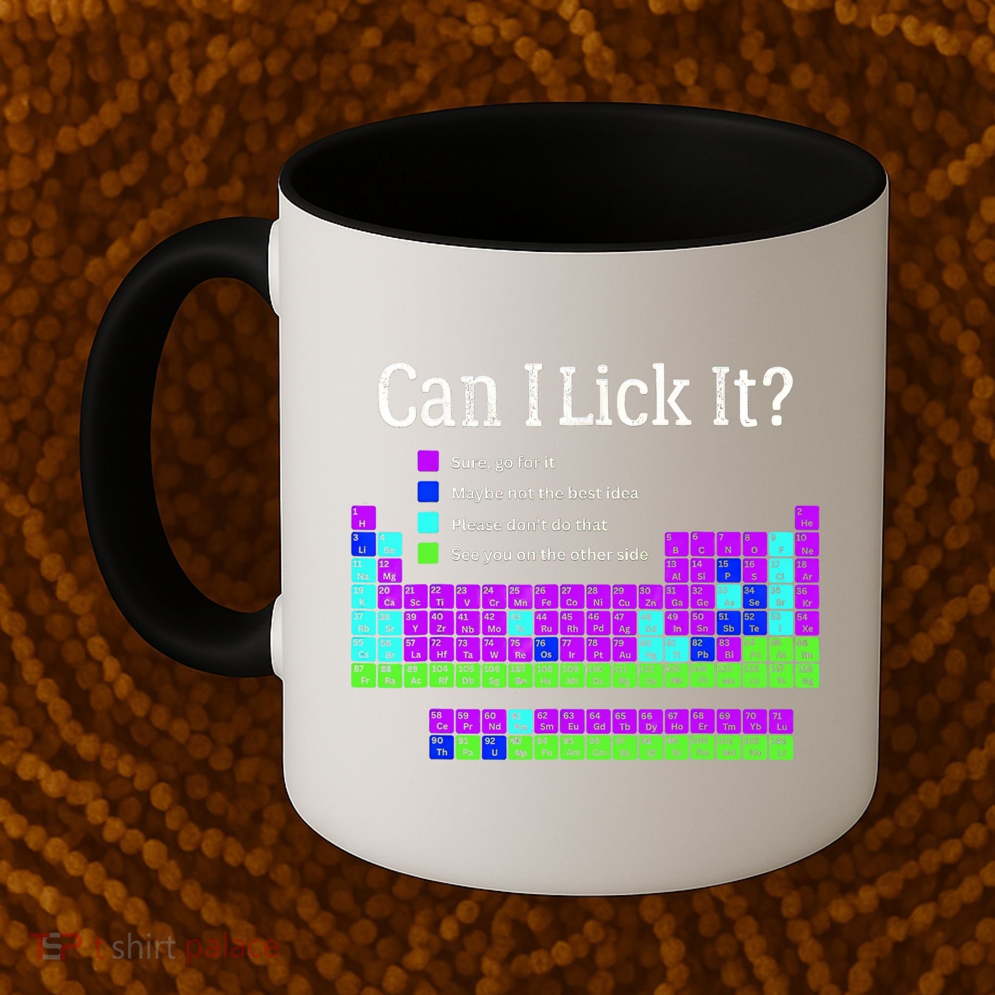 Can I Lick It Periodic Table Teacher Student Coffee Mug