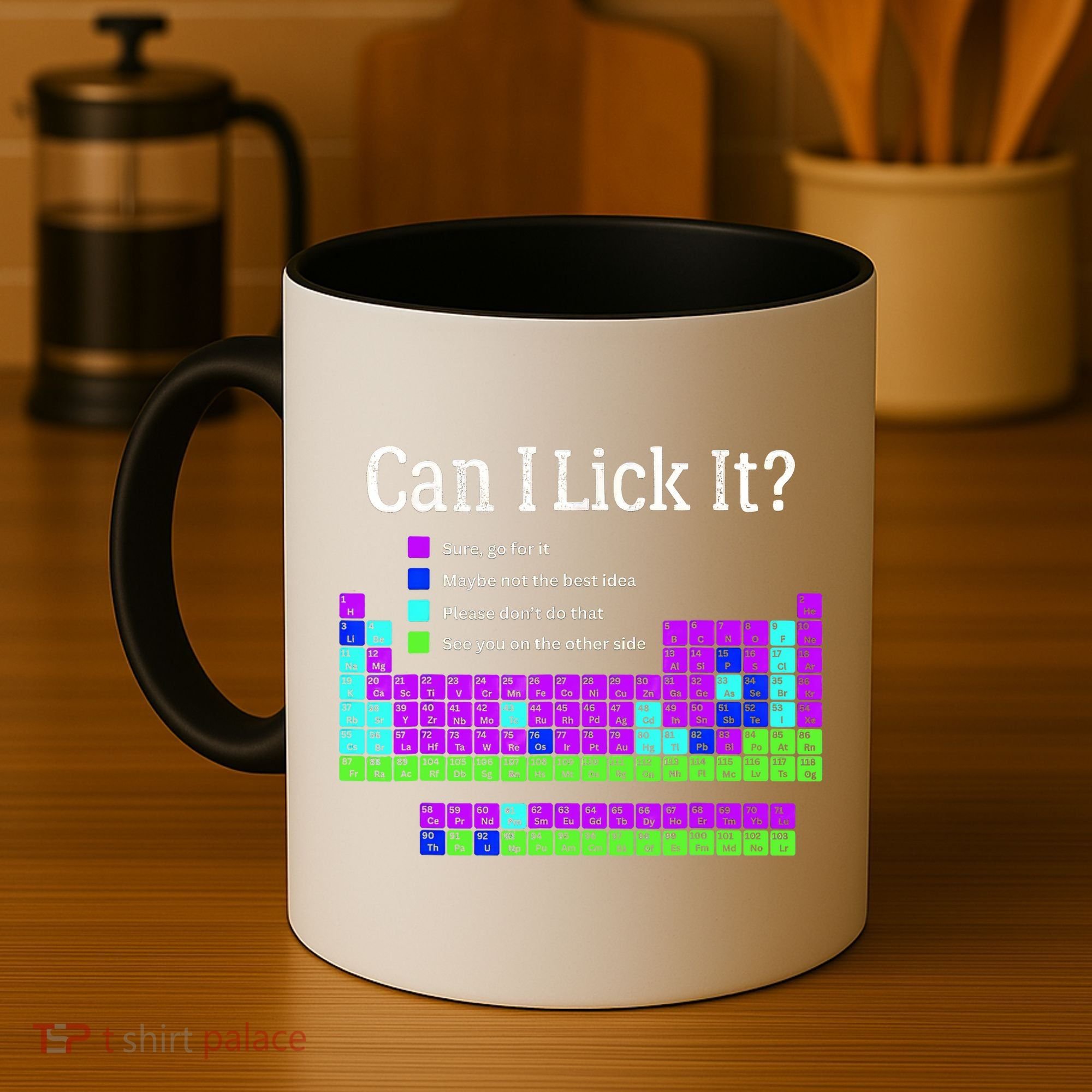 Can I Lick It Periodic Table Teacher Student Coffee Mug