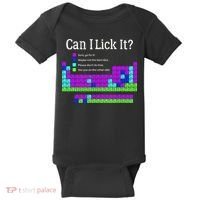 Can I Lick It Periodic Table Teacher Student Baby Bodysuit thumb 0