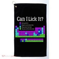 Can I Lick It Periodic Table Teacher Student Golf Towel thumb 0