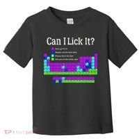 Can I Lick It Periodic Table Teacher Student Toddler T-Shirt thumb 0