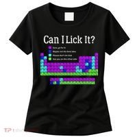 Can I Lick It Periodic Table Teacher Student Women's T-Shirt thumb 0