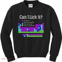 Can I Lick It Periodic Table Teacher Student Kids Sweatshirt thumb 0