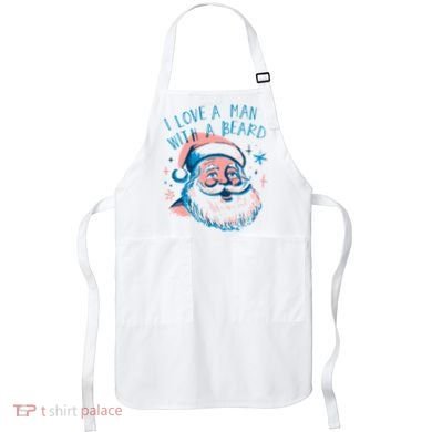 Christmas I Love A Man With A Beard Apron