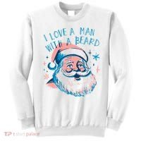 Christmas I Love A Man With A Beard Sweatshirt thumb 0