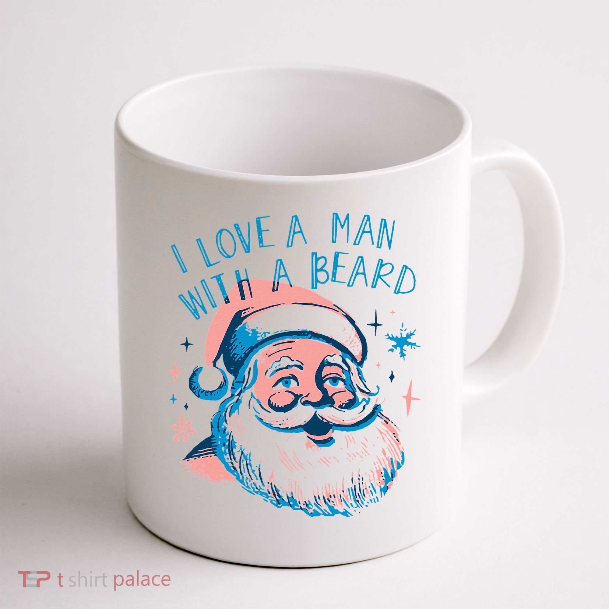 Christmas I Love A Man With A Beard Coffee Mug