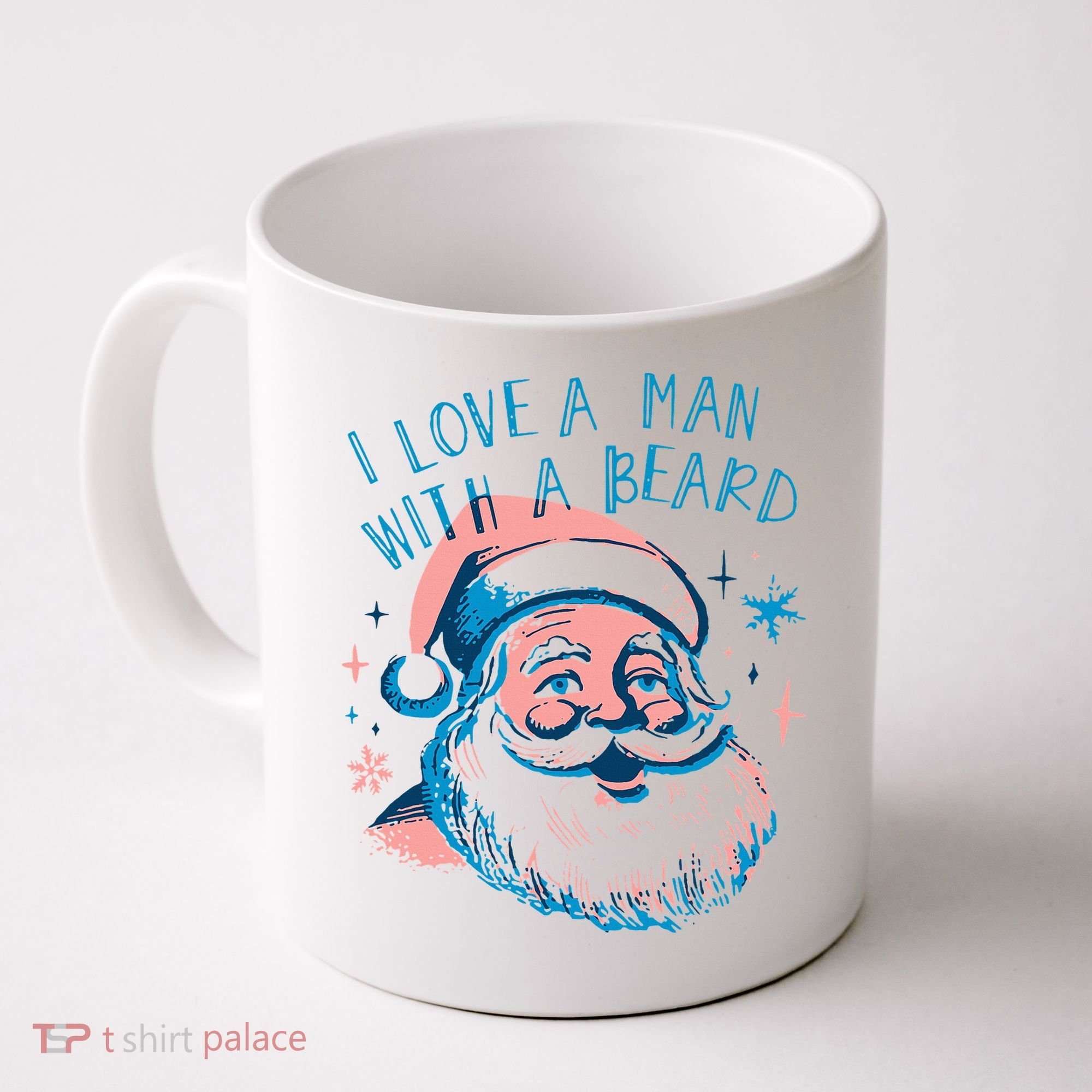 Christmas I Love A Man With A Beard Coffee Mug
