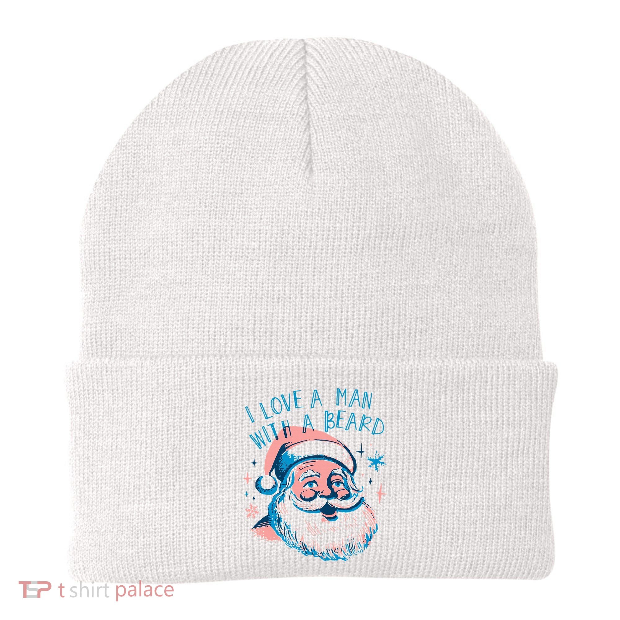 Christmas I Love A Man With A Beard Beanie