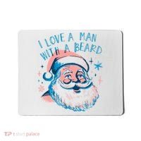 Christmas I Love A Man With A Beard Mousepad thumb 0