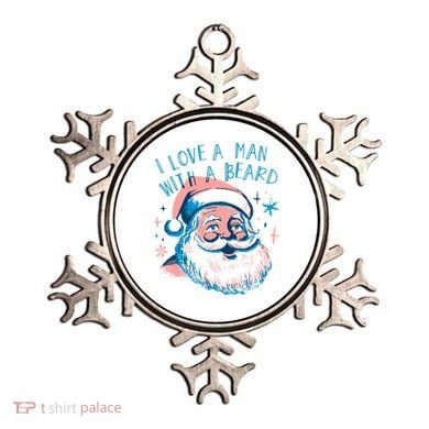 Christmas I Love A Man With A Beard Ornament