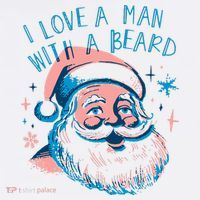 Christmas I Love A Man With A Beard Ornament thumb 1