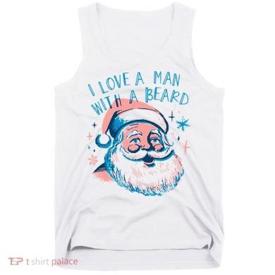 Christmas I Love A Man With A Beard Tank Top