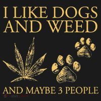 Cannabis I Like Dogs And Weed And Maybe 3 People Women's Tank Top thumb 5