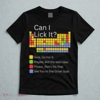 Can I Lick It Funny 100 Days Of School Periodic Table T-Shirt thumb 5