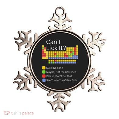 Can I Lick It Funny 100 Days Of School Periodic Table Ornament