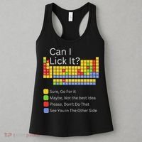 Can I Lick It Funny 100 Days Of School Periodic Table Women's Tank Top thumb 3