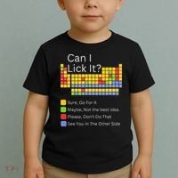 Can I Lick It Funny 100 Days Of School Periodic Table Toddler T-Shirt thumb 2