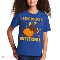Came In Like A Butterball Funny Thanksgiving Kids T-Shirt thumb 2