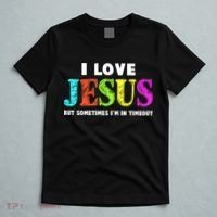 Cute I Love Jesus Funny Christian Faith T-Shirt thumb 5