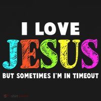 Cute I Love Jesus Funny Christian Faith Bucket Hat thumb 4