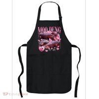 Cute I Love Moo Deng Baby Hippo Moo Deng I Heart Moo Deng Apron thumb 0
