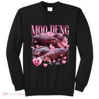 Cute I Love Moo Deng Baby Hippo Moo Deng I Heart Moo Deng Sweatshirt thumb 0
