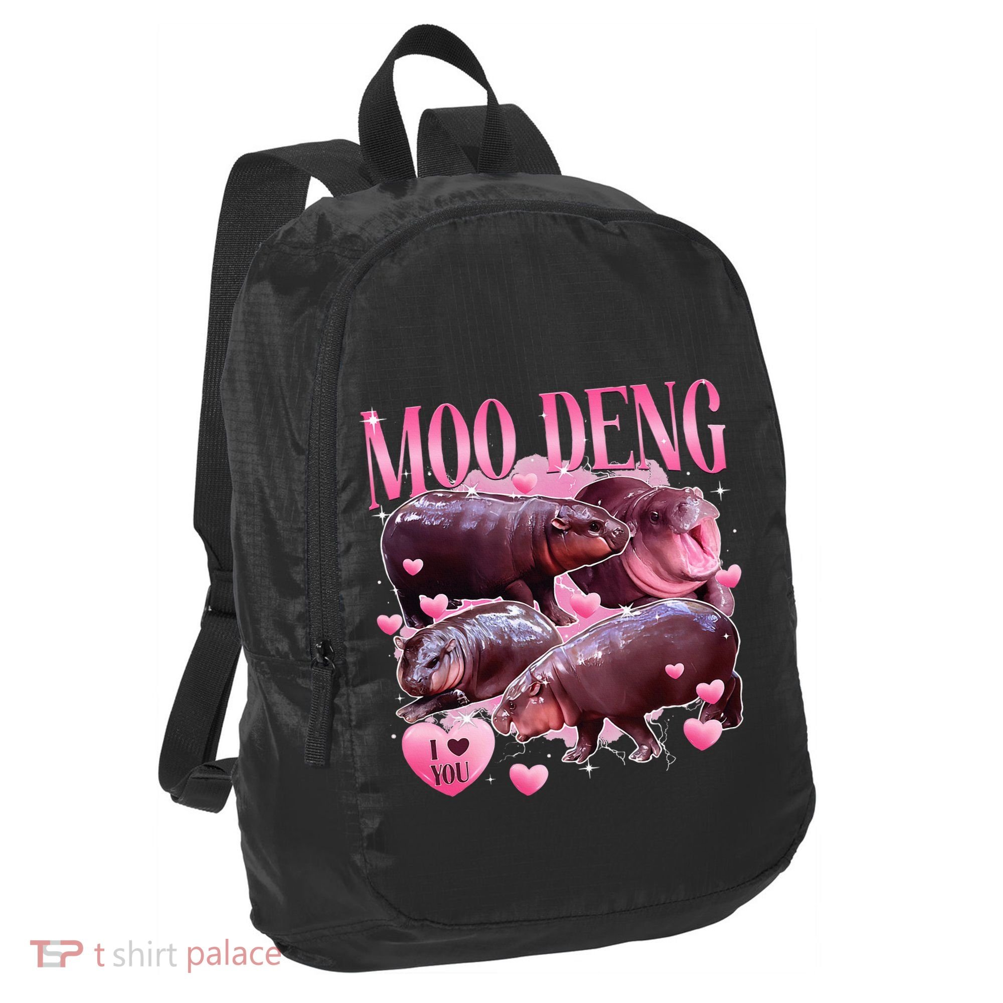Cute I Love Moo Deng Baby Hippo Moo Deng I Heart Moo Deng Port Authority Crush Ripstop Backpack