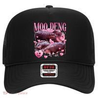 Cute I Love Moo Deng Baby Hippo Moo Deng I Heart Moo Deng Hat thumb 0