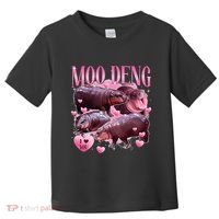 Cute I Love Moo Deng Baby Hippo Moo Deng I Heart Moo Deng Toddler T-Shirt thumb 0