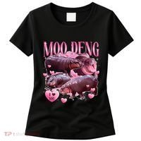 Cute I Love Moo Deng Baby Hippo Moo Deng I Heart Moo Deng Women's T-Shirt thumb 0