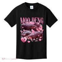 Cute I Love Moo Deng Baby Hippo Moo Deng I Heart Moo Deng Kids T-Shirt thumb 0