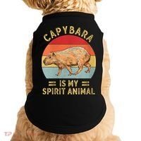 Capybara Is My Spirit Animal Doggie Tank thumb 0