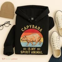 Capybara Is My Spirit Animal Hoodie thumb 4