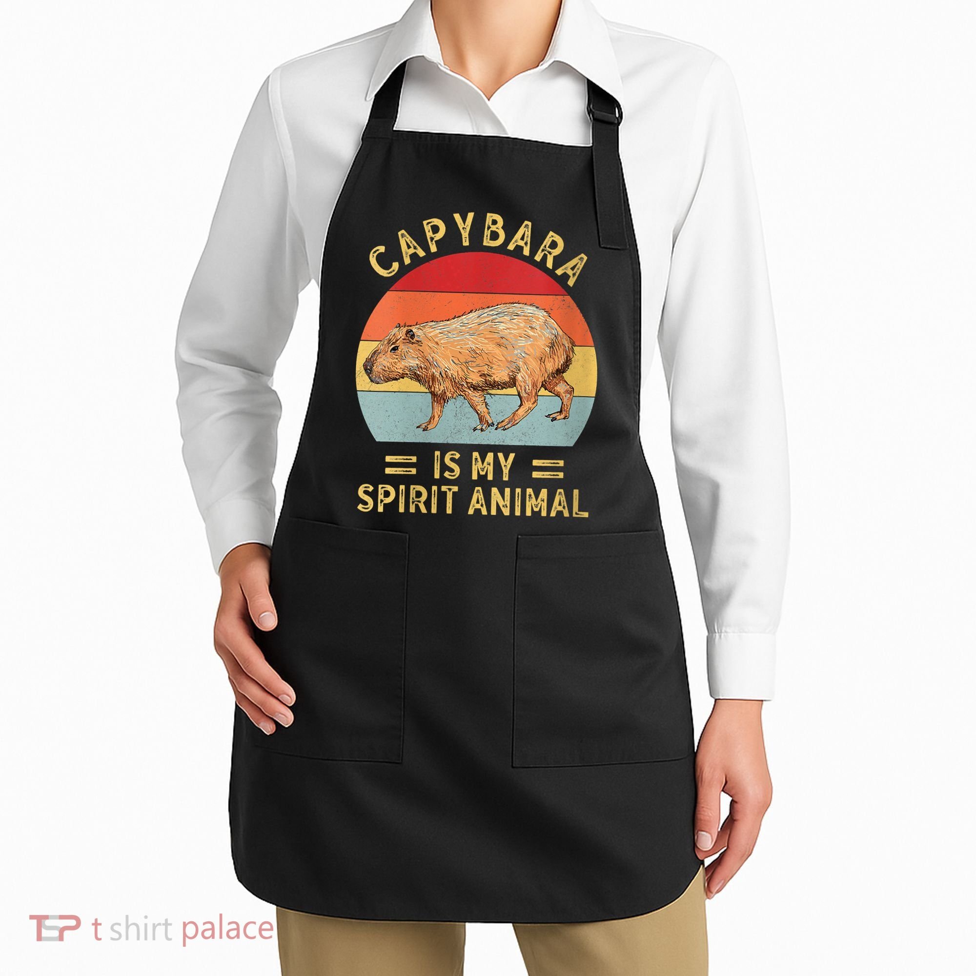 Capybara Is My Spirit Animal Apron