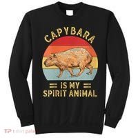 Capybara Is My Spirit Animal Sweatshirt thumb 0