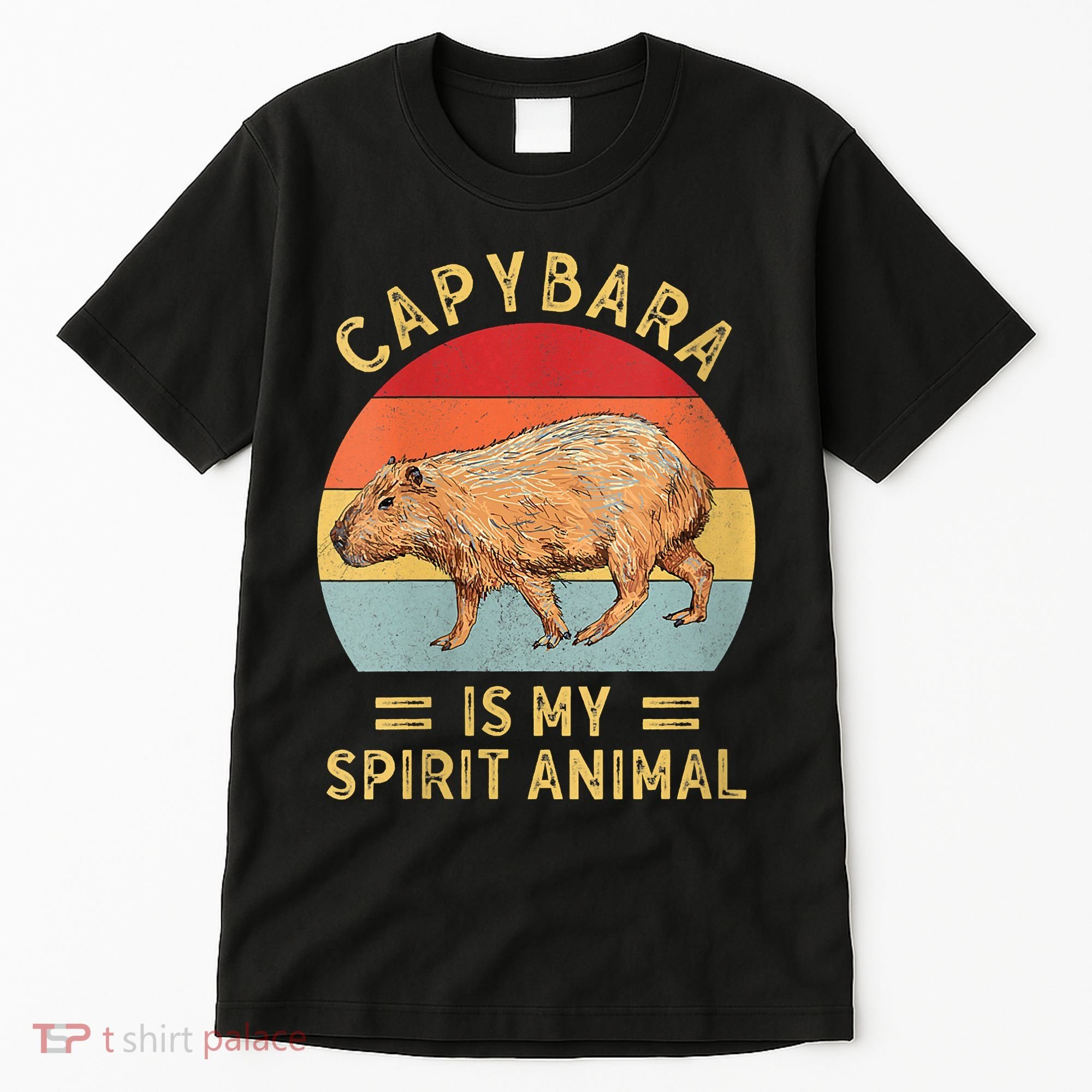 Capybara Is My Spirit Animal Tall T-Shirt