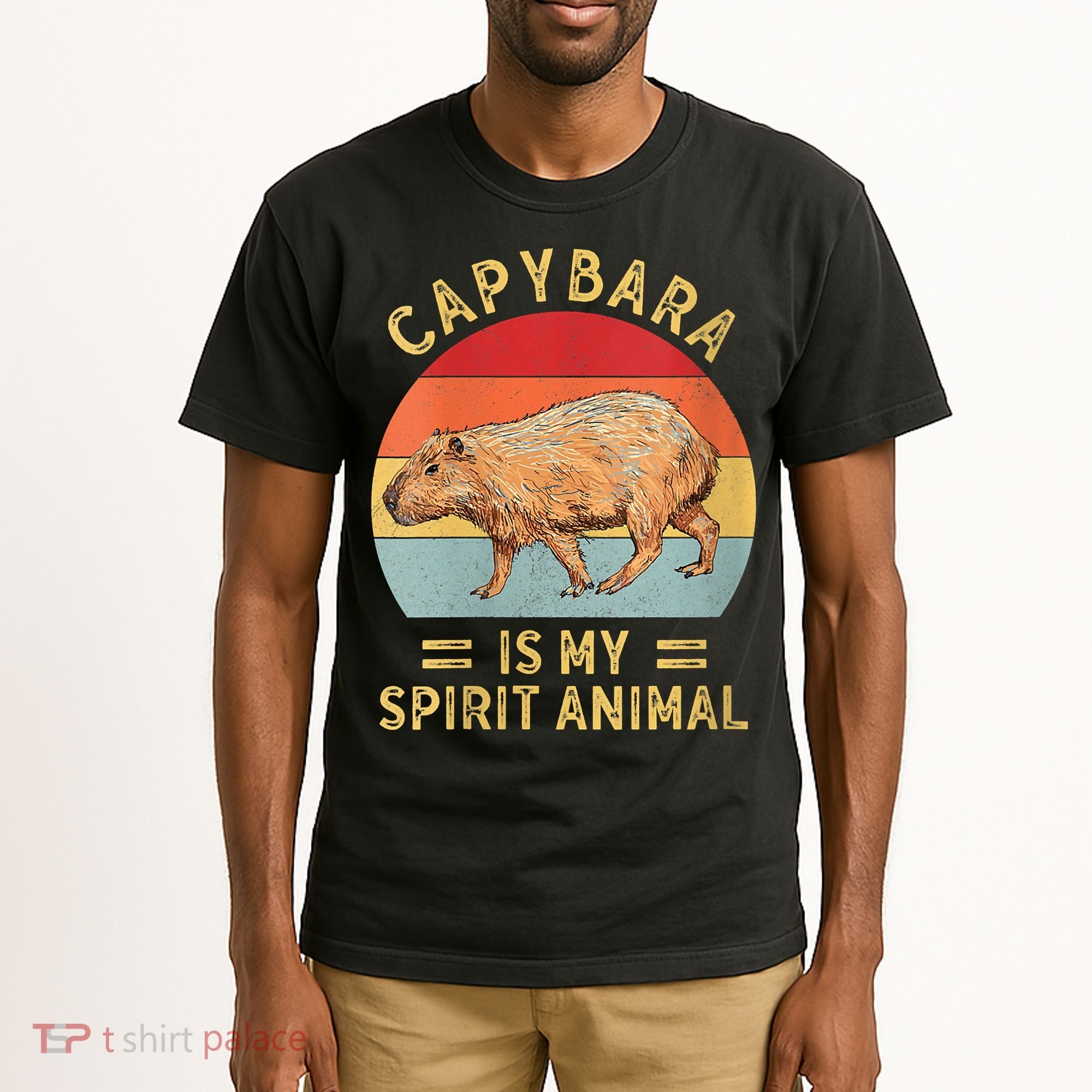 Capybara Is My Spirit Animal Tall T-Shirt