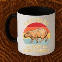 Capybara Is My Spirit Animal Coffee Mug thumb 2