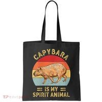 Capybara Is My Spirit Animal Tote Bag thumb 0