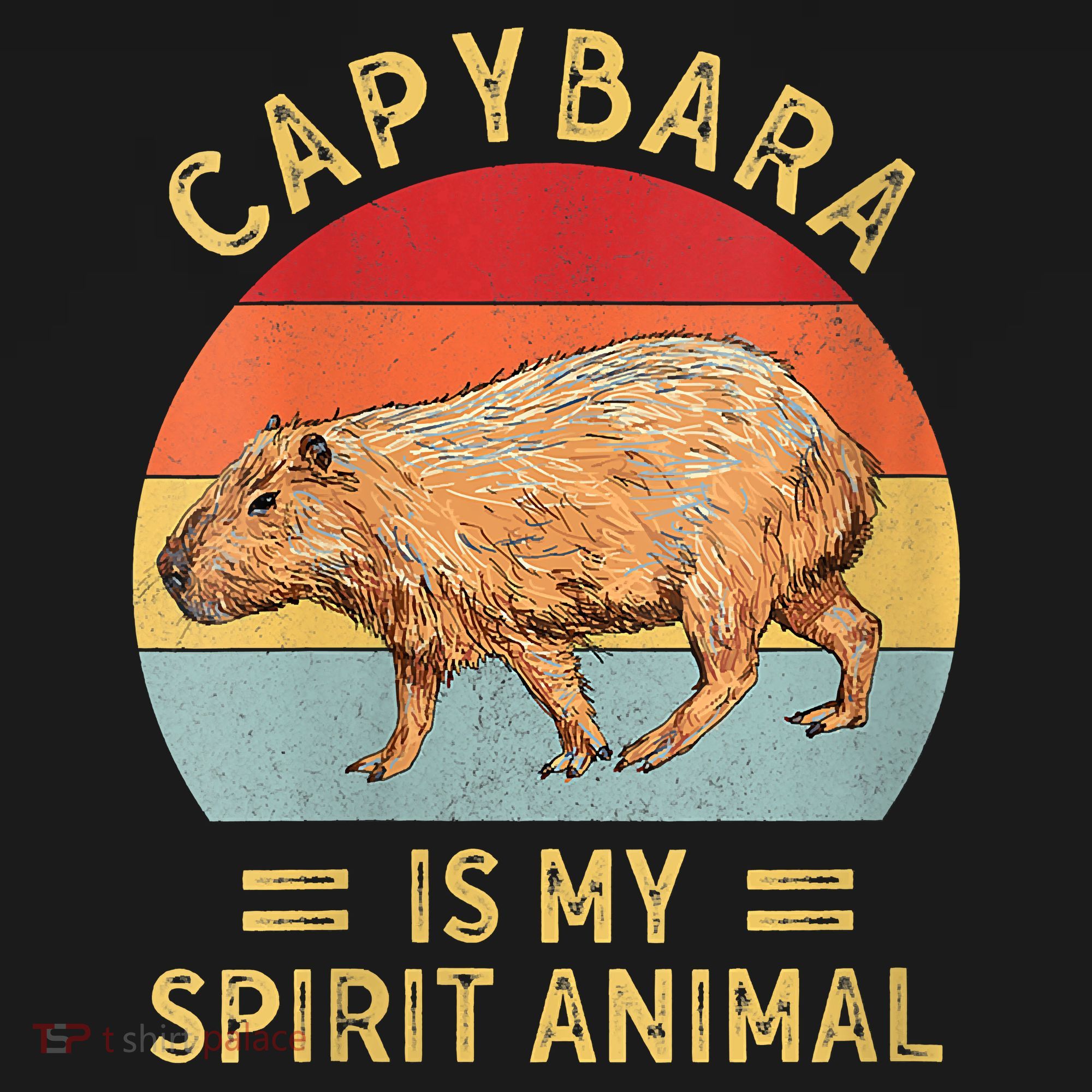 Capybara Is My Spirit Animal Mousepad