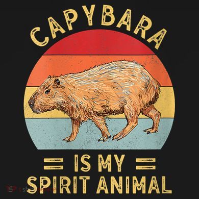 Capybara Is My Spirit Animal Ornament
