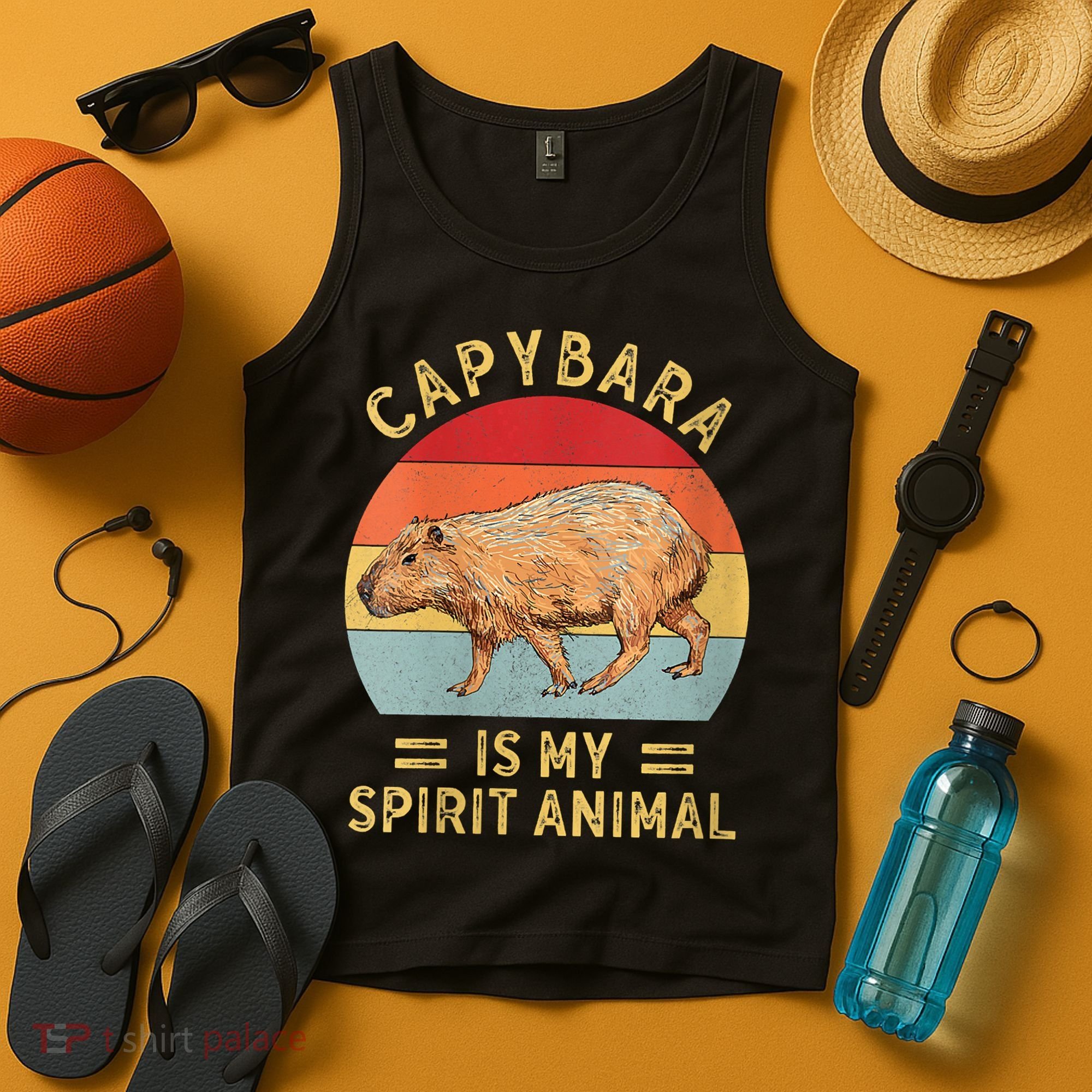 Capybara Is My Spirit Animal Tank Top
