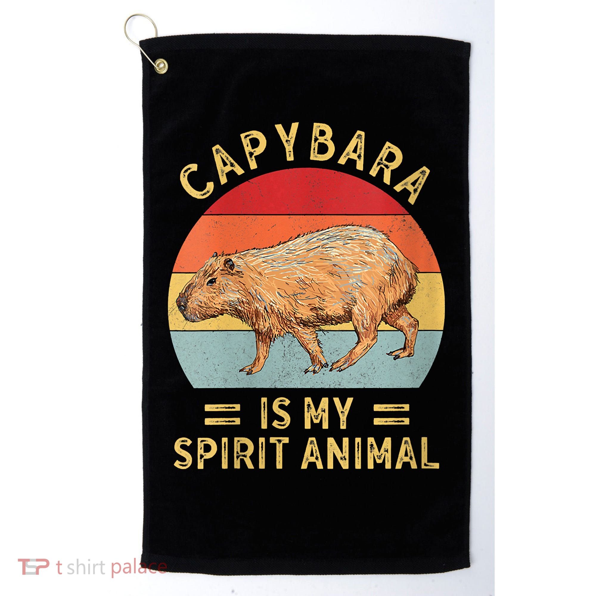 Capybara Is My Spirit Animal Golf Towel
