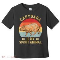 Capybara Is My Spirit Animal Toddler T-Shirt thumb 0