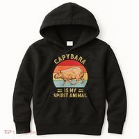 Capybara Is My Spirit Animal Kids Hoodie thumb 0