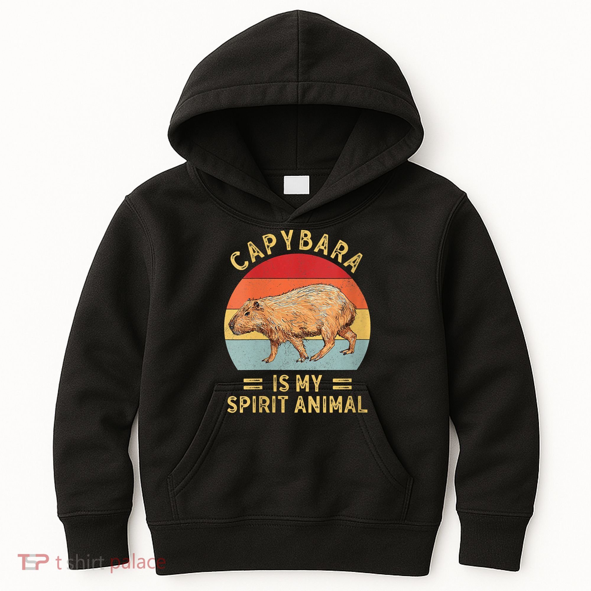 Capybara Is My Spirit Animal Kids Hoodie