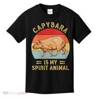 Capybara Is My Spirit Animal Kids T-Shirt thumb 0